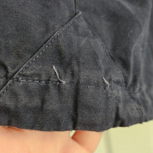 J. Galt Shanghai 100% Cotton Navy Blue Jacket - Picture 14 of 15